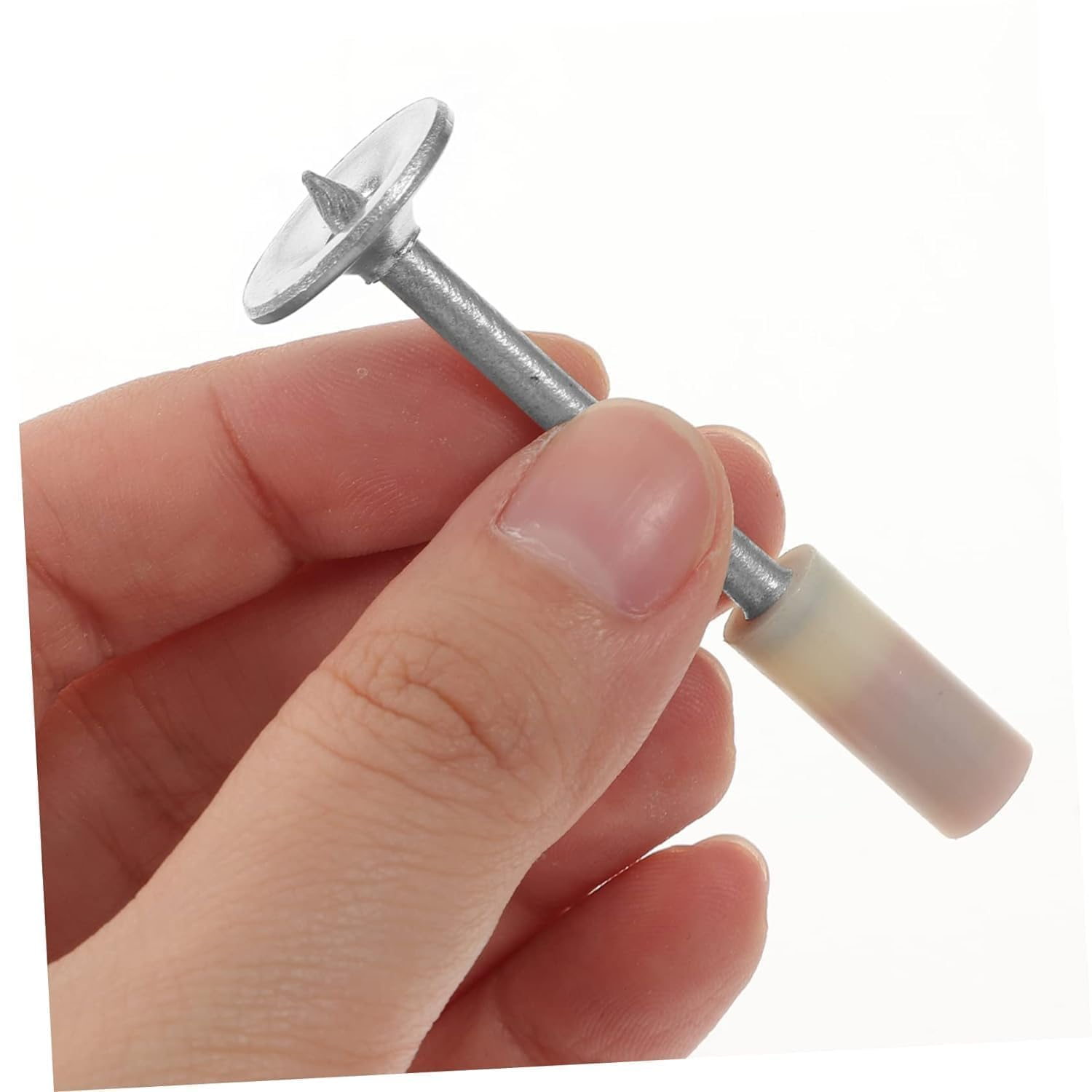 Set 100 Buc Cuie Otel Galvanizat Tip Ciuperca Pentru Pistoale Profesionale, Diametru 7.2 mm