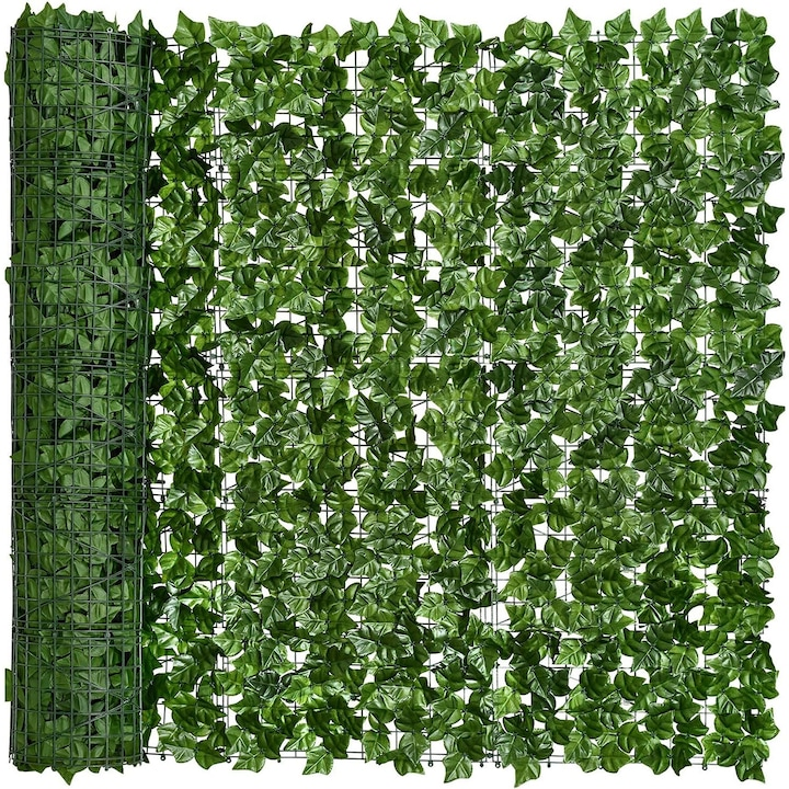 PACHET COMPLET: 2X GARD ARTIFICIAL CU FRUNZE 6m+ CADOU: FURTUN EXTESIBIL 30M +PISTOL CU 7 TIPURI DE JET