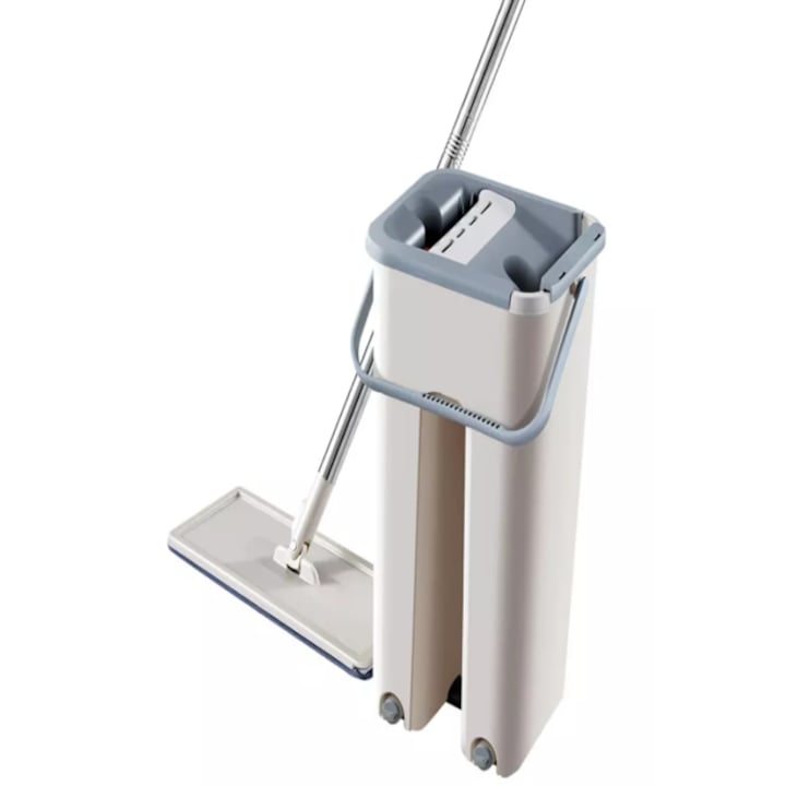 Etajera telescopica sau cuier haine + covoras baie + galeata 2 cuve + plus rezerve mop