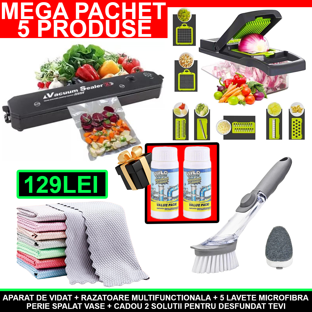 Setul MAGIC pentru casa - 5 produse la pret de 1!