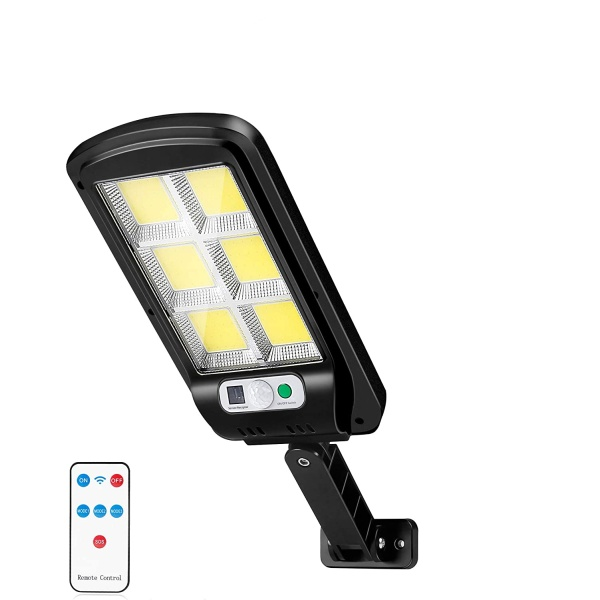 Set 4 x Lampa solara LED cu senzor de miscare si unghi de inductie 120 grade